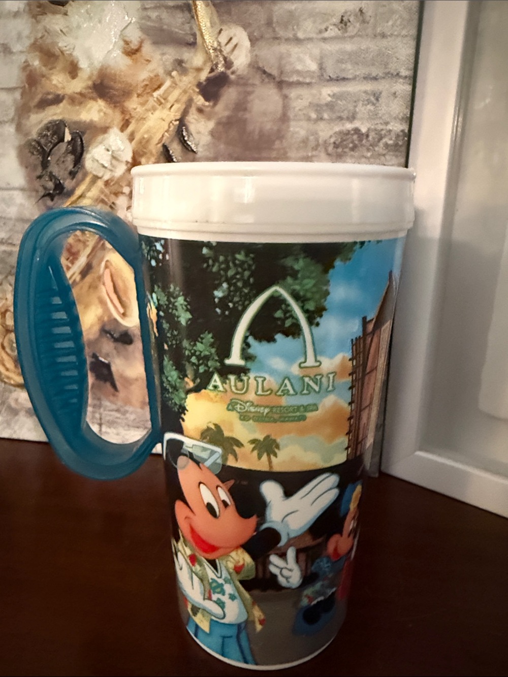 Aulani Disney Resort plastic tumbler NO LID